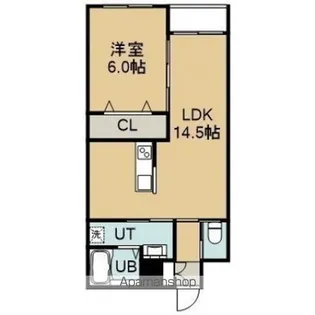 NEW PIAZZA西桔梗【3階】の間取り